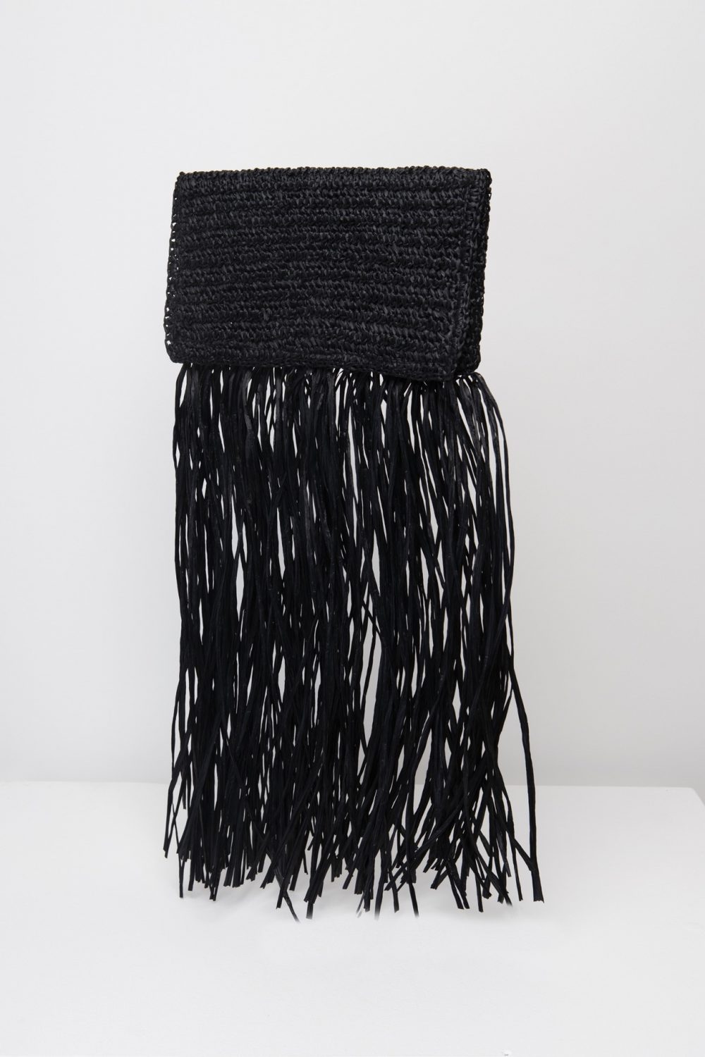 Crochet Clutch bag black2