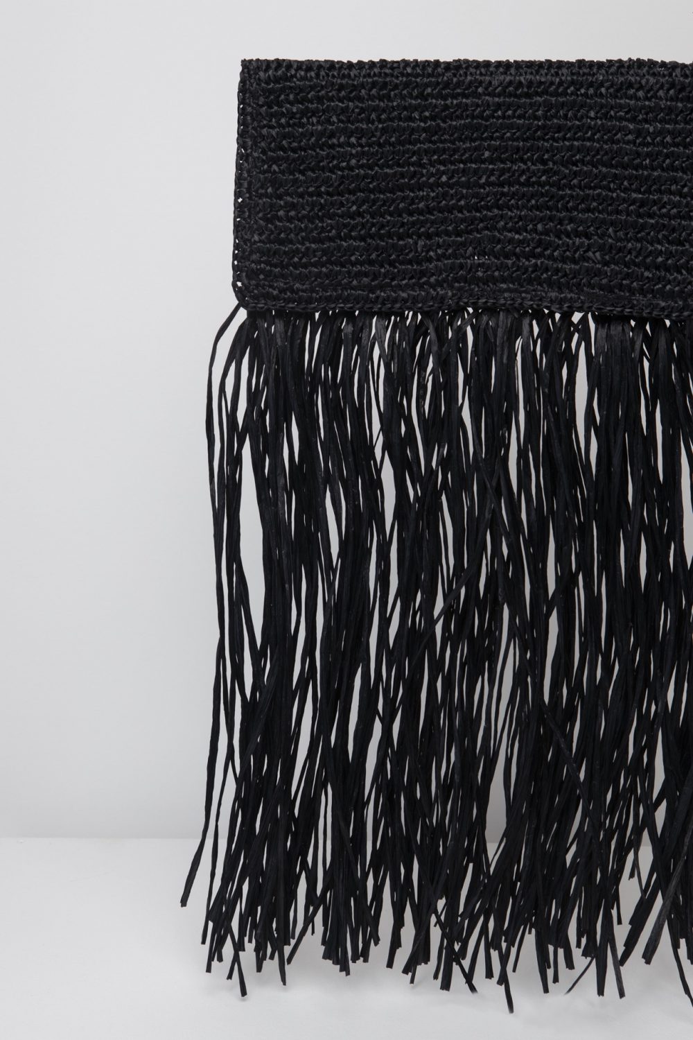 Crochet Clutch bag black2