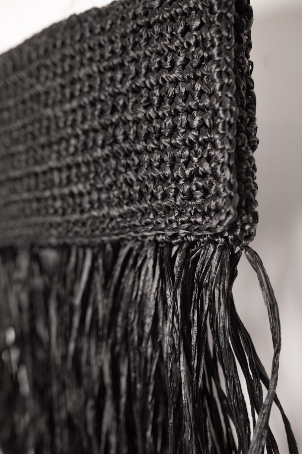 Crochet Clutch bag Black - Image 6