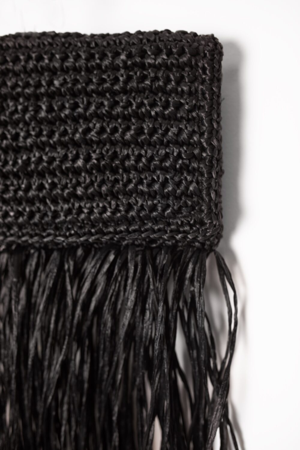 Crochet Clutch bag Black - Image 7