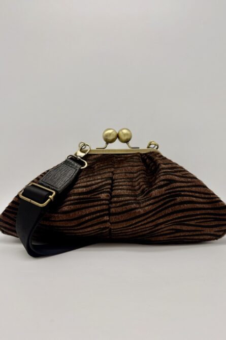 Kisslock Pouch Tiger Print