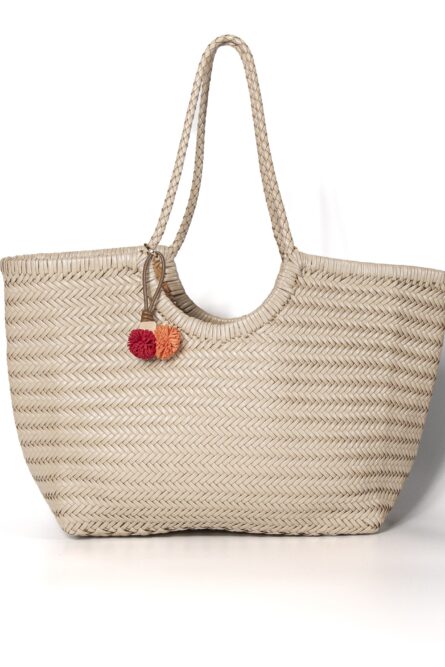 Tote Leather Handmade Bag Sand